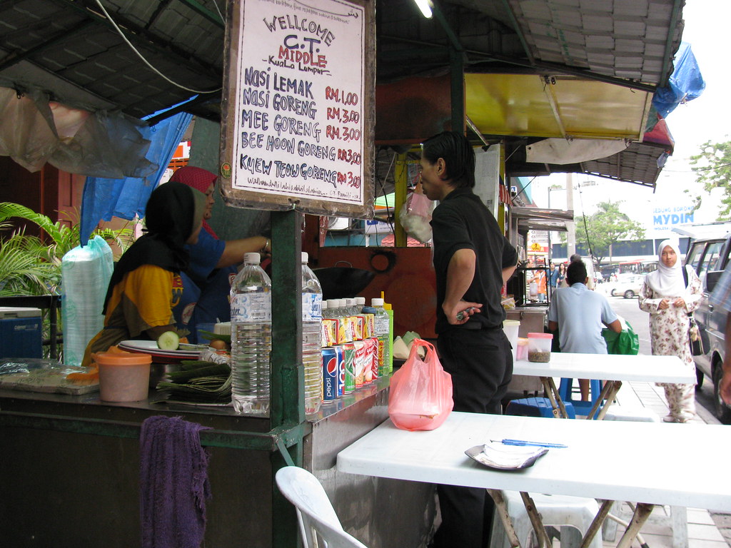 Hawker Food Stand Located parallel to Petaling street, thi… Flickr