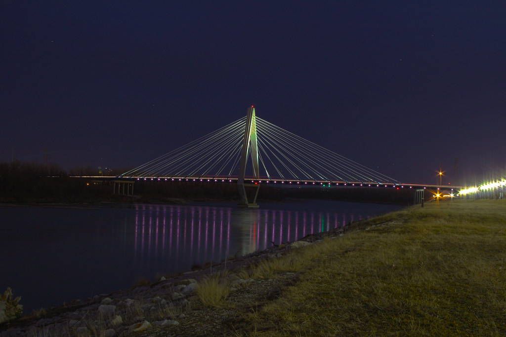 Suspension Bridge HDR Suspension Bridge in Kansas City, MO… Flickr
