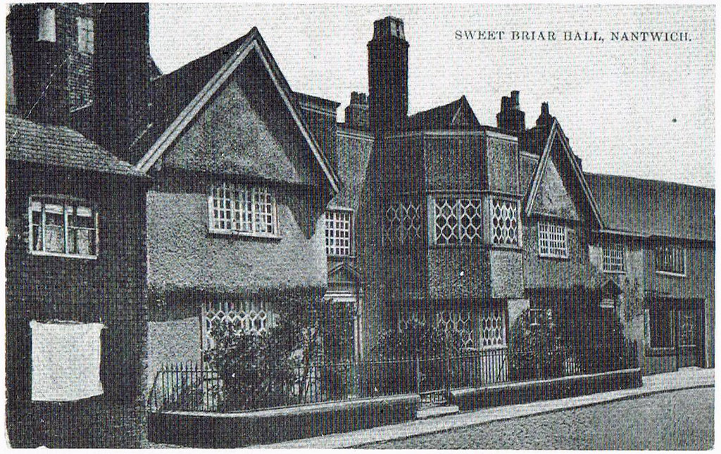 Sweet Briar Hall, Hospital Street, Nantwich Postcard showi… Flickr