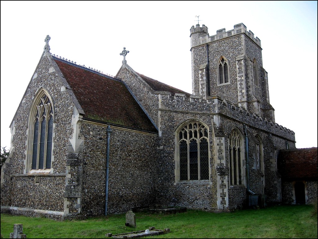 St. EDMUND, ASSINGTON, SUFFOLK From the northeast. Norfolkboy1 Flickr