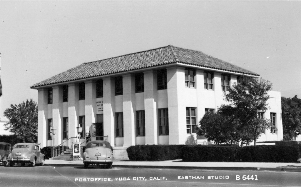 Post Office, Yuba City CA, 1940s a photo on Flickriver