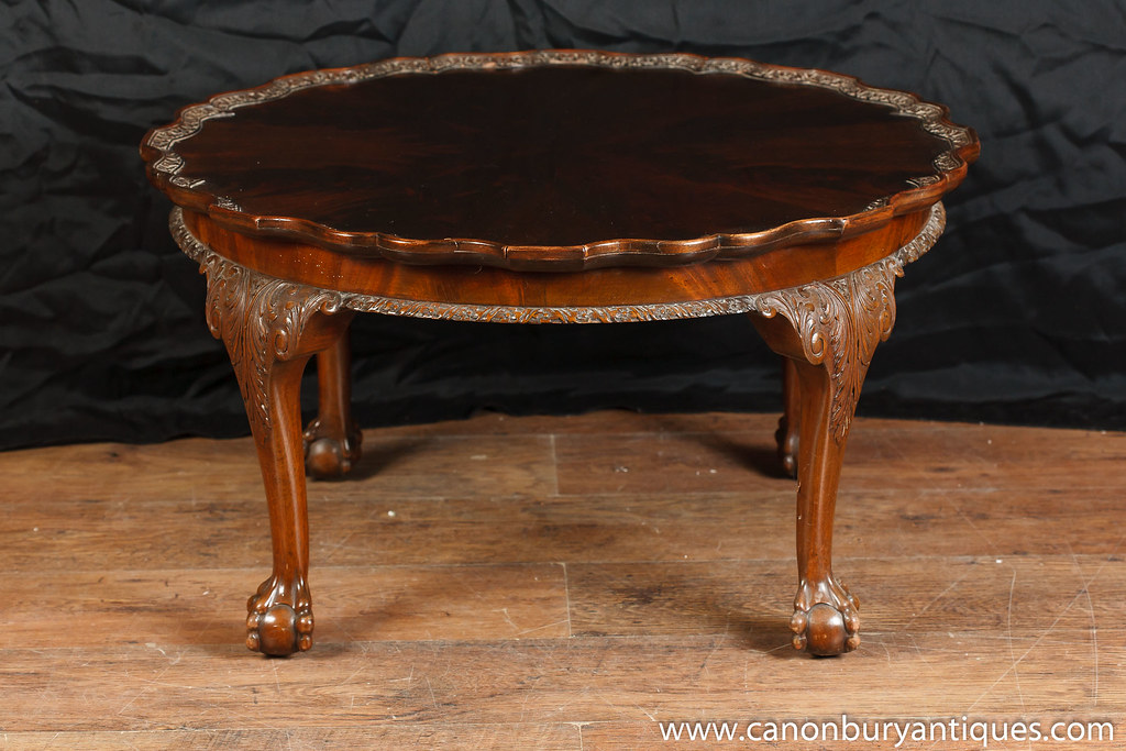 Antique Chippendale Ball and Claw Coffee Table www.canonbu… Flickr