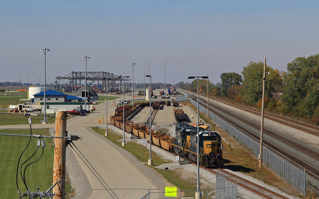 North Baltimore Intermodal Terminal Westbound view of CSX'… Flickr