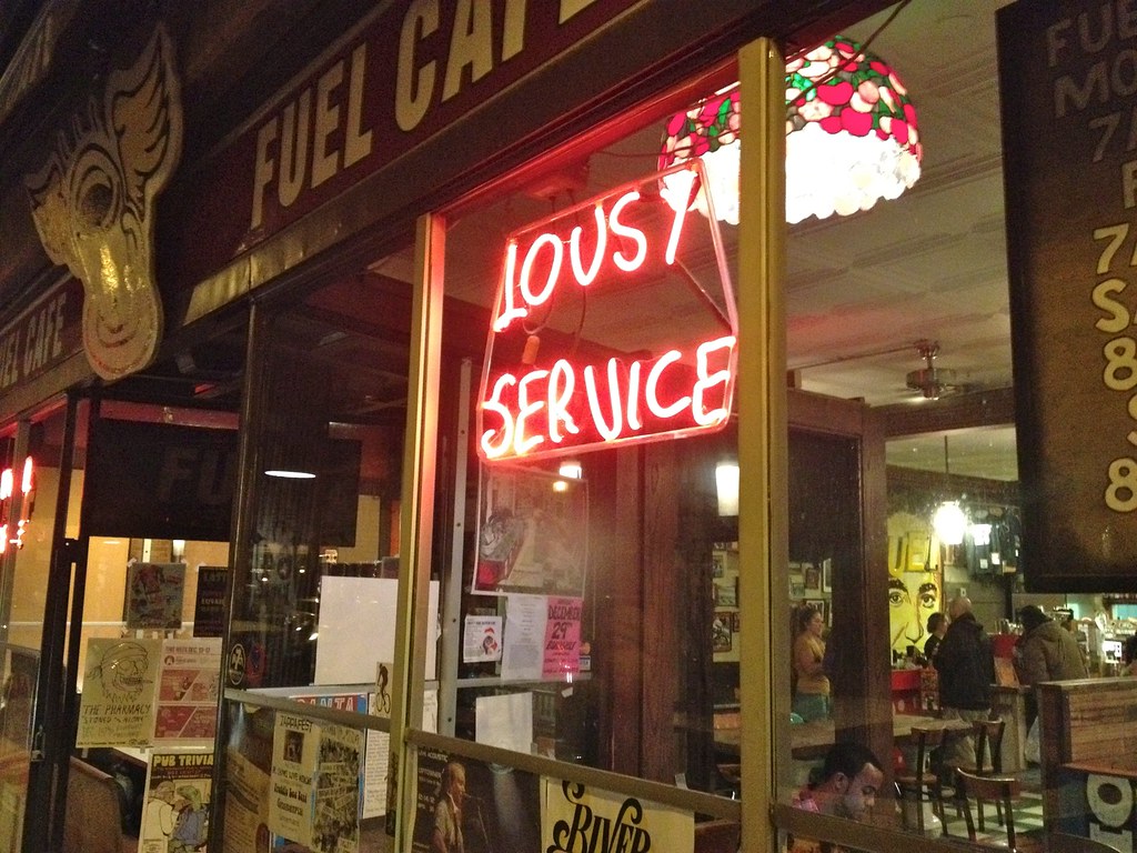 Milwaukee Fuel Cafe Lousy Service Sign 818 E Center St. Mi… Flickr