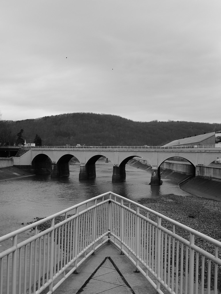pointing down river Stoney creek river Johnstown Pennsylva… Jim