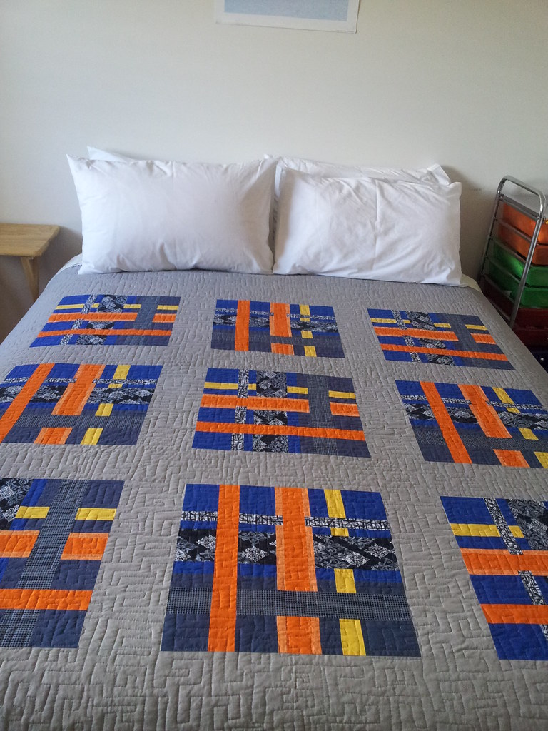 Front of Metropolitan quilt From Modern Patchwork by Eliza… Flickr