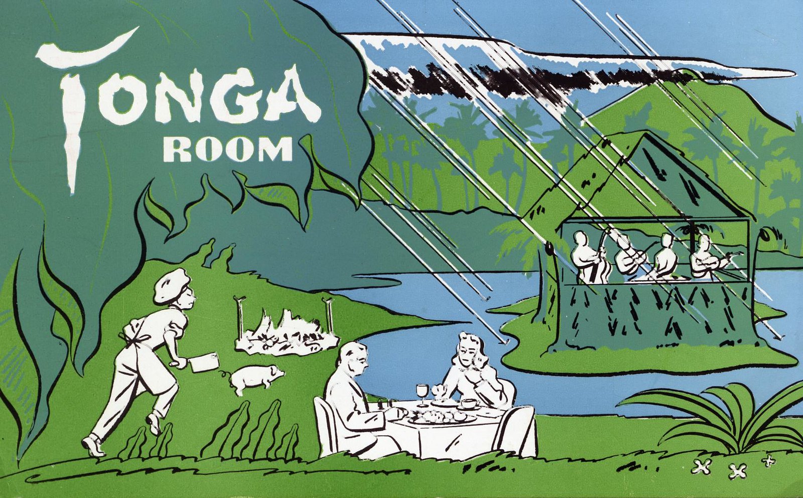 Tonga Room postcards Flickr