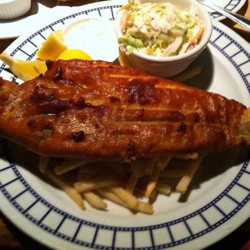Fish and Chips Studio Diner Quite tasty! (via Foodspotti… Flickr