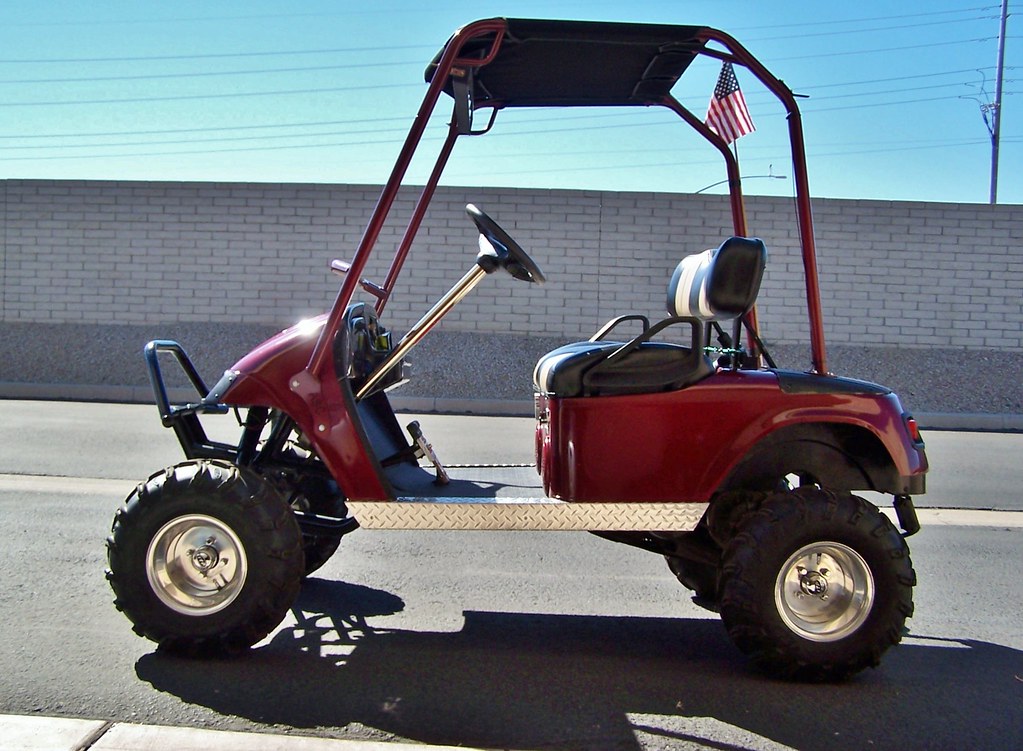 Lifted EZGO golf cart Sun City West "Winter" vehicle Flickr