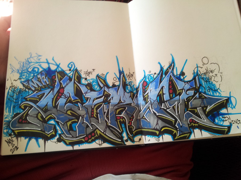 blackbook graffiti trying to get as much pieces as i can f… Flickr