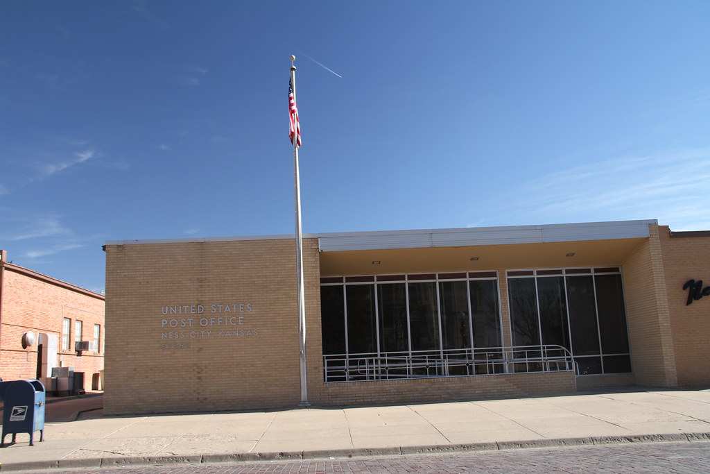 Ness City Kansas, Post Office, 67560, Ness County KS Flickr