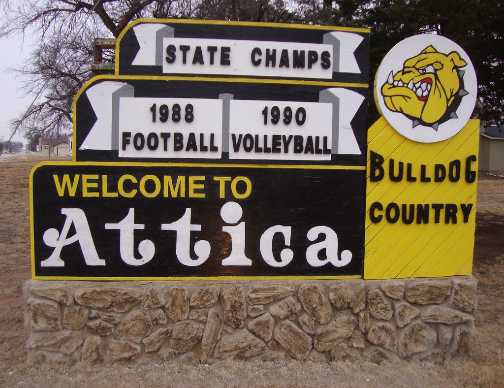 to Attica Sign (Attica, Kansas) Attica is a nice l… Flickr