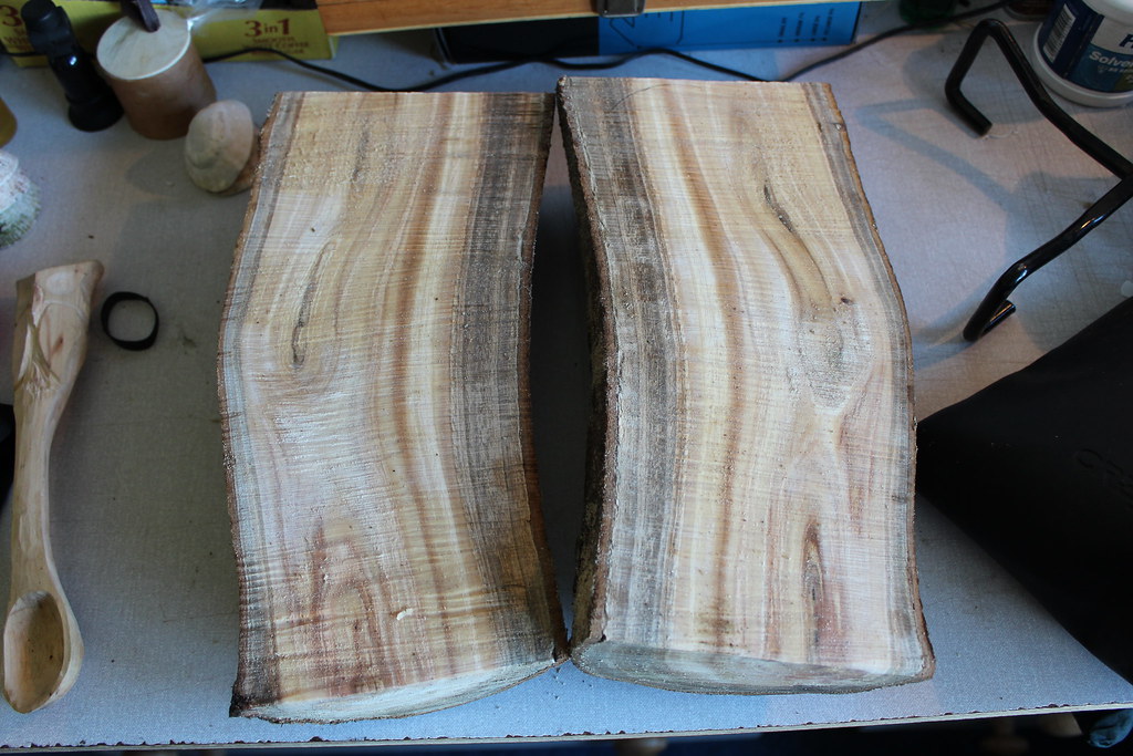 Eucalyptus Log Split Splitting Firewood in the Garden I sp… Flickr