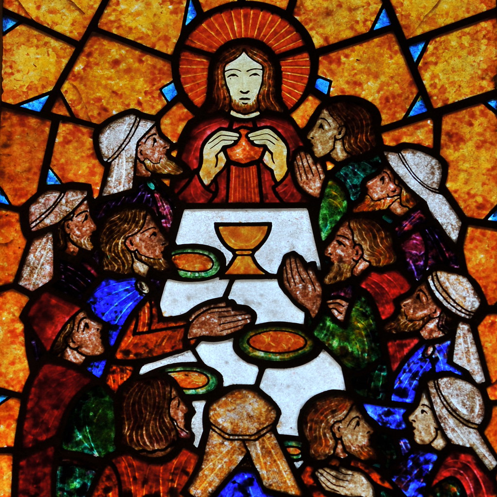 La Cène Eglise de SainteMarthe Eure Vitrail de F. Déc… Flickr