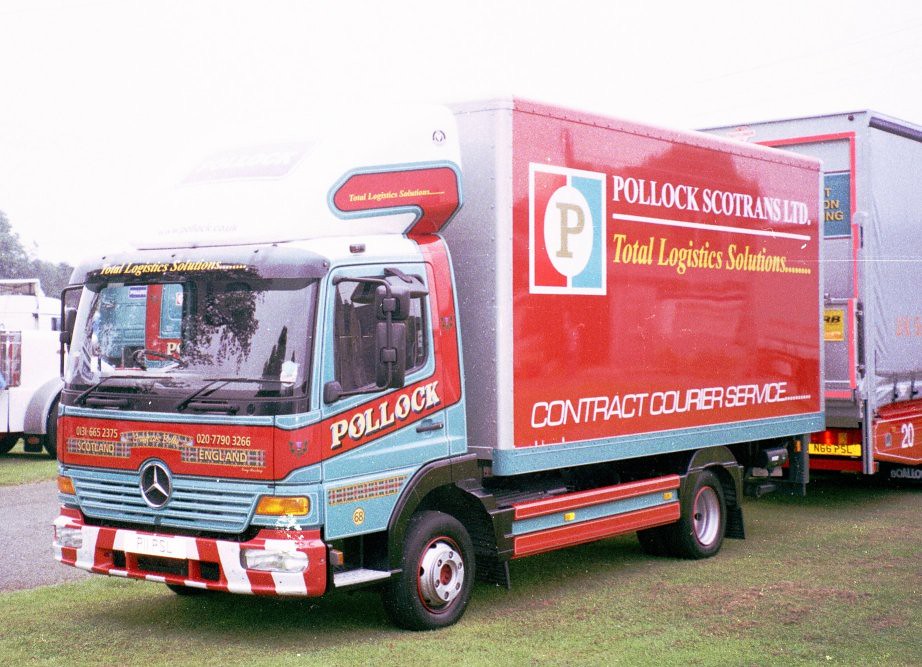 Mercedes Benz Atego Pollock named this small one "Greyfria… BILL