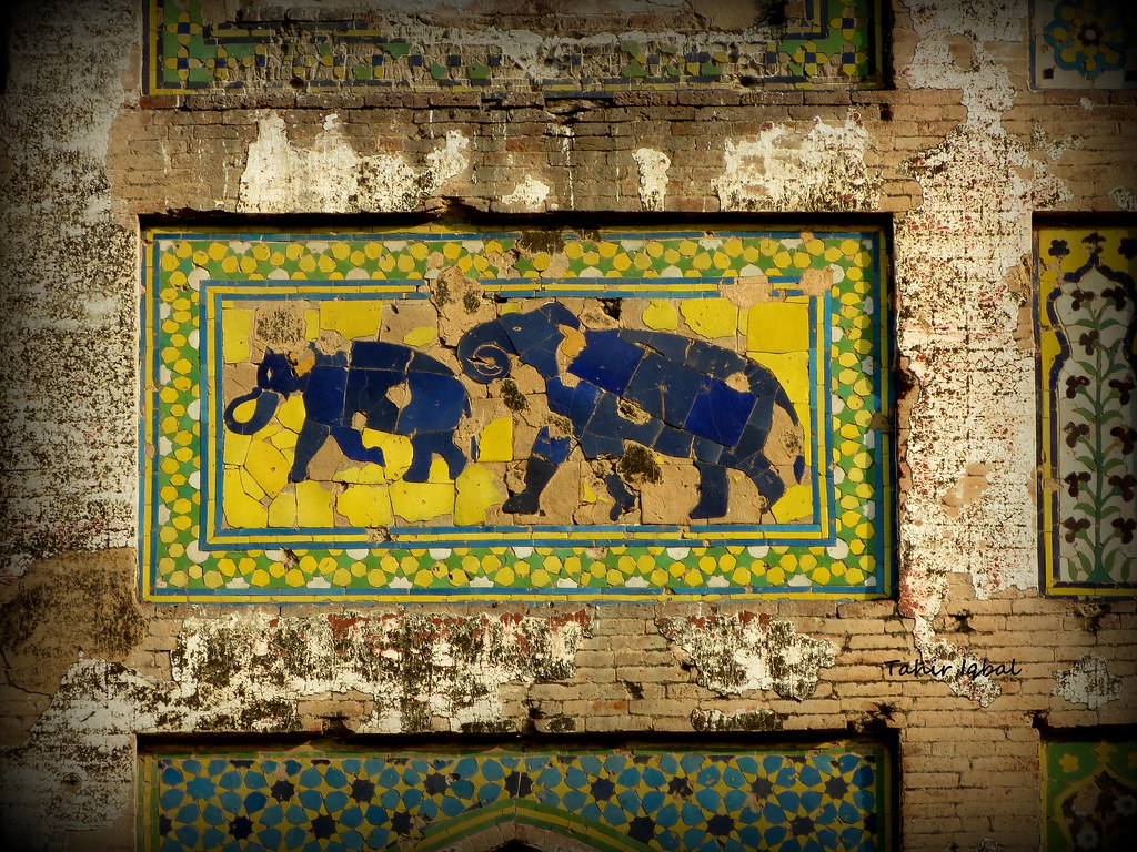 Wall Painting In Lahore Fort Punjab Tahir Iqbal Flickr