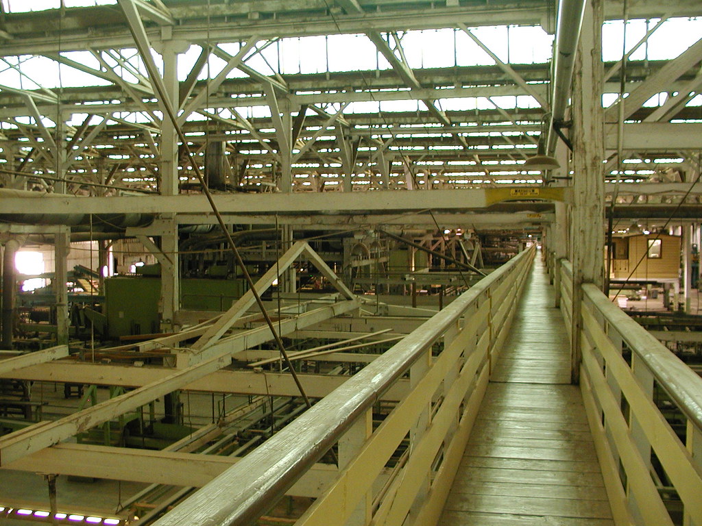 SC030 Scotia Ca lumber mill warehouse wood construction in… Flickr