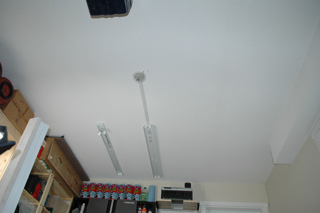Garage Lighting Fluorescent Lights Installation Step 3 Flickr