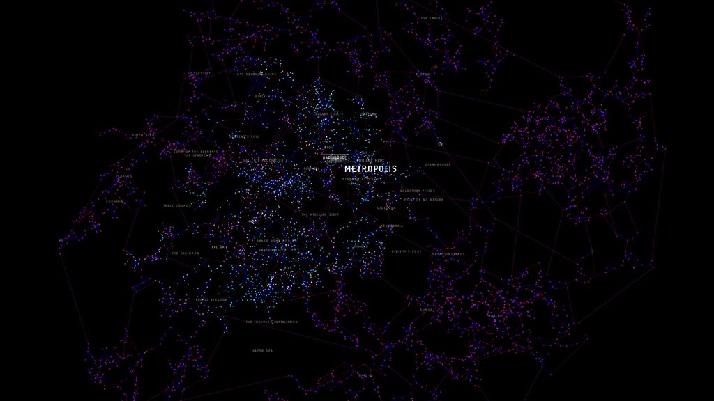 EVE Map Central Every dot on this map is a system, the s… Flickr