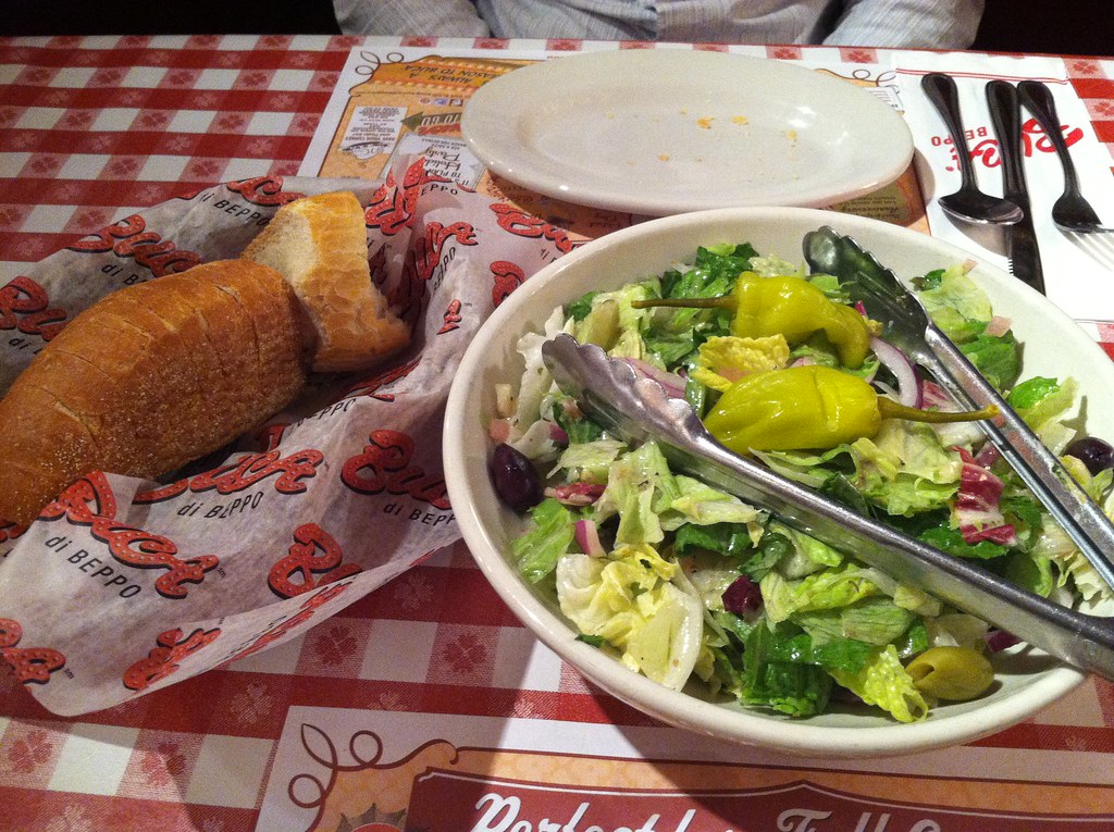 Buca di Beppo Mixed Green Salad njburgart Flickr