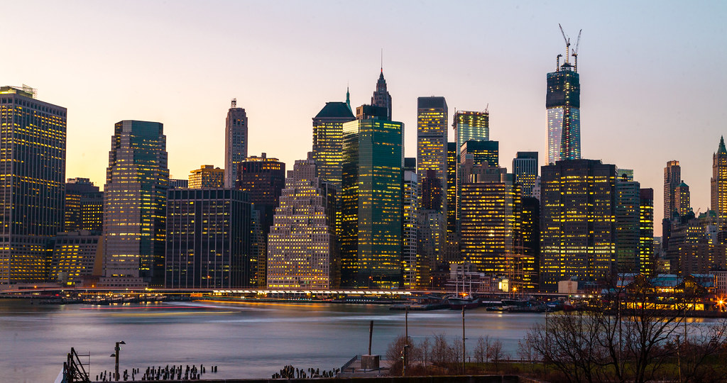 New York Skyline Downtown Manhattan skyline as seen from B… Flickr