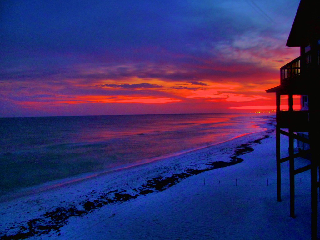 Santa Rosa Florida beach sunset a photo on Flickriver