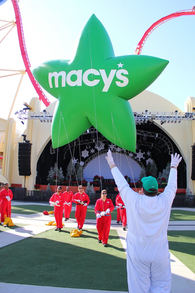 Macy's Holiday Parade demonstration at Universal Orlando 2012 a photo