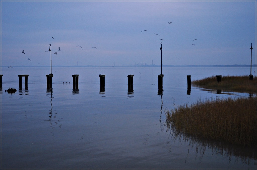 Battery Park New Castle DE Pilings are from pier taken out… Flickr