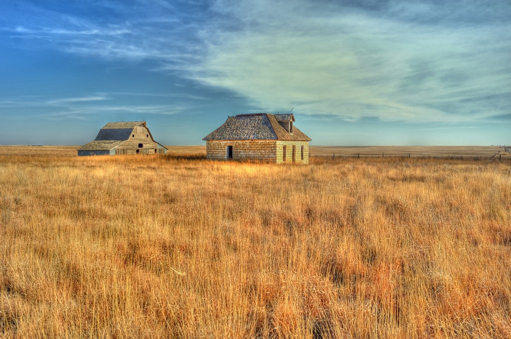 Abandoned Hewn Limestone Praire Homestead Western Kansas, … Flickr