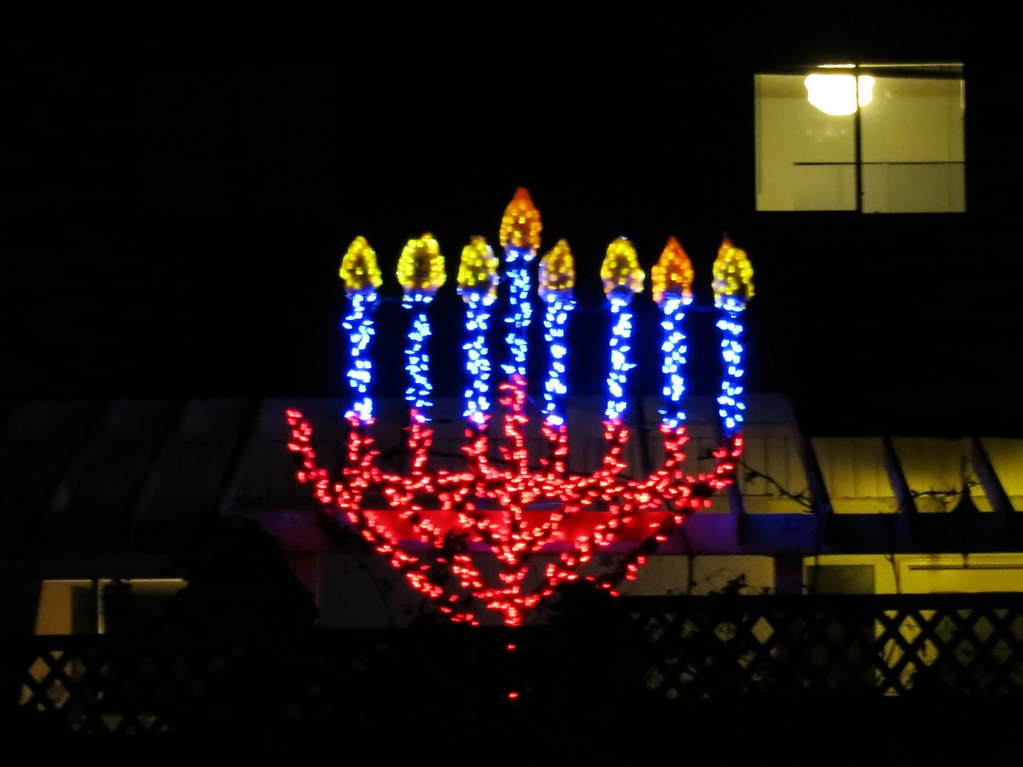 Eight Hanukkah candles Ruth Hartnup Flickr