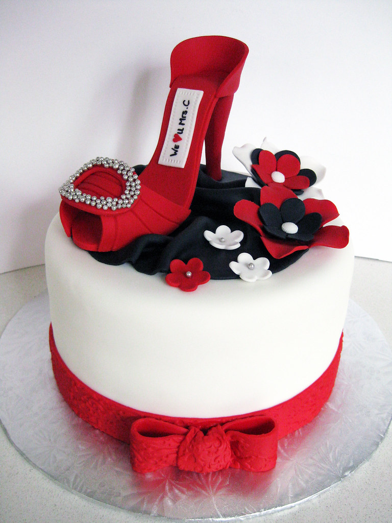 High Heeled Shoe cake High Heeled Shoe cake Chocolate cake… Flickr