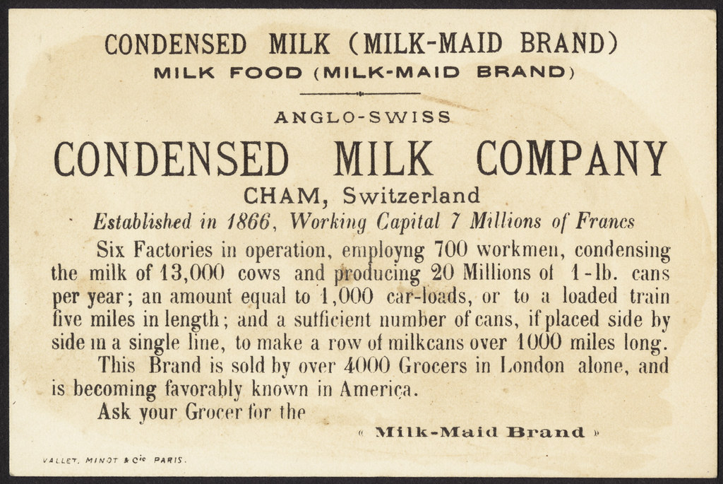 AngloSwiss condensed milk AngloSwiss milk food [back] Flickr