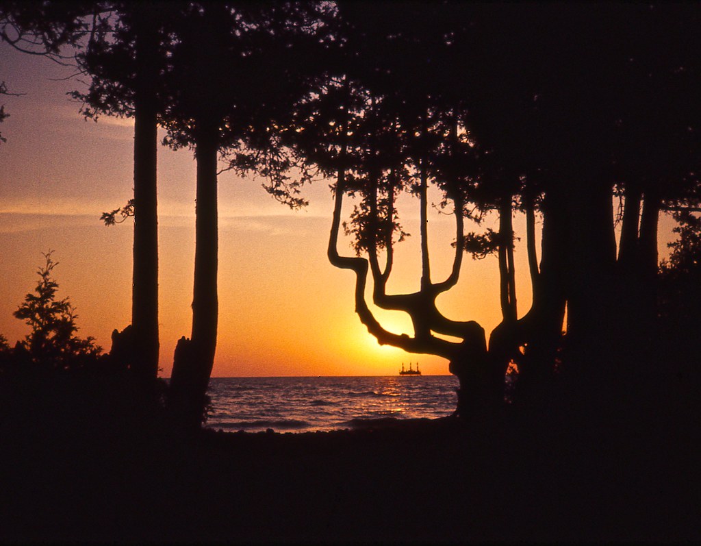 Sunset at Pinery (1975) Pinery Provincial Park, Ontario Ca… Flickr