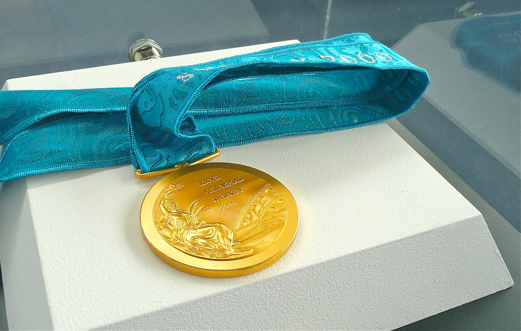 Olympic gold medal from the Sydney 2000 games at the Ce… Flickr