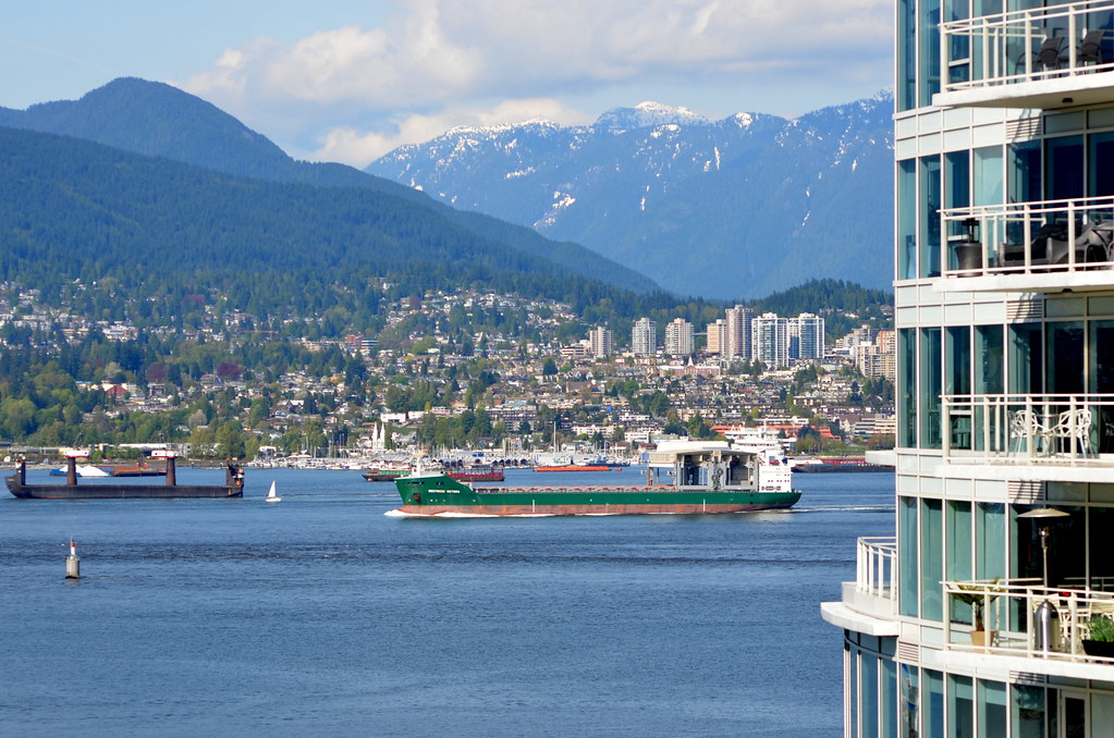 Freight Ship in the Harbour Vancouver, British Columbia, C… Flickr