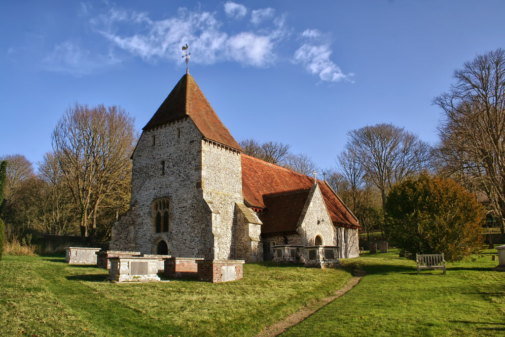 All Saints Church, West Dean Earliest parts are from the 1… Flickr