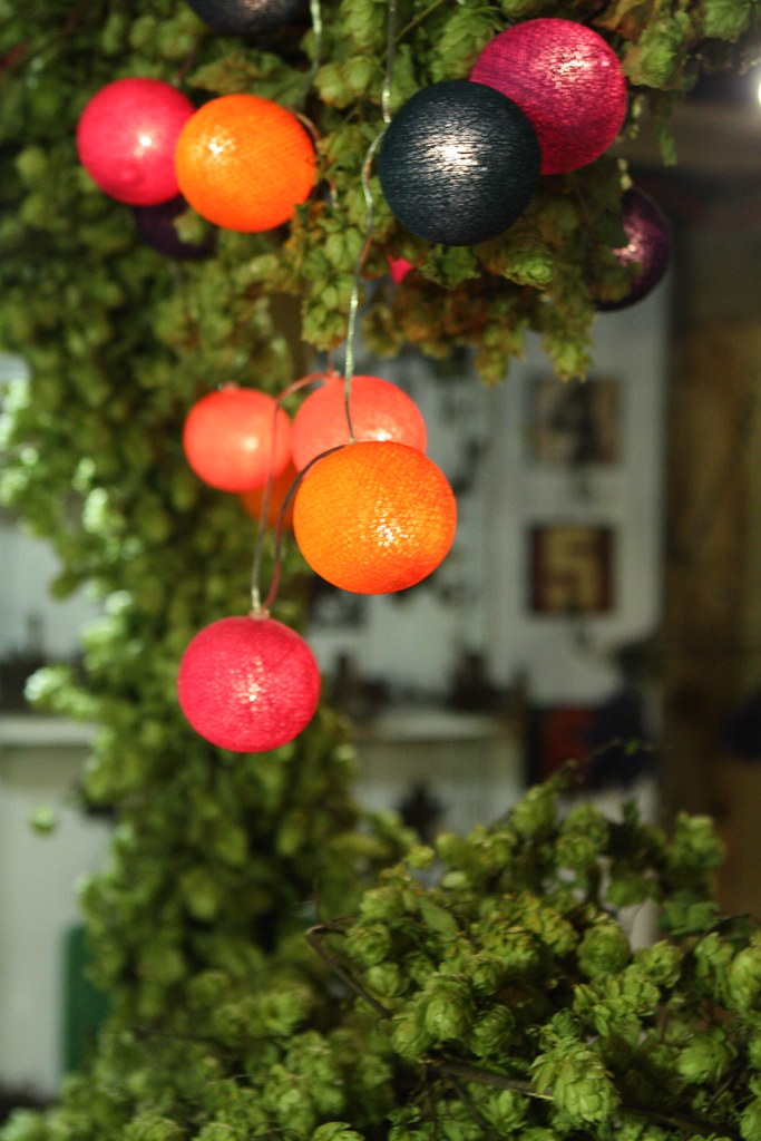 cotton ball lights Clare Coxon Flickr