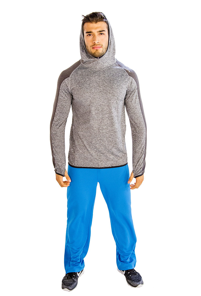 Electric Aqua Blue Yoga Pants for Men Online Are you in se… Flickr