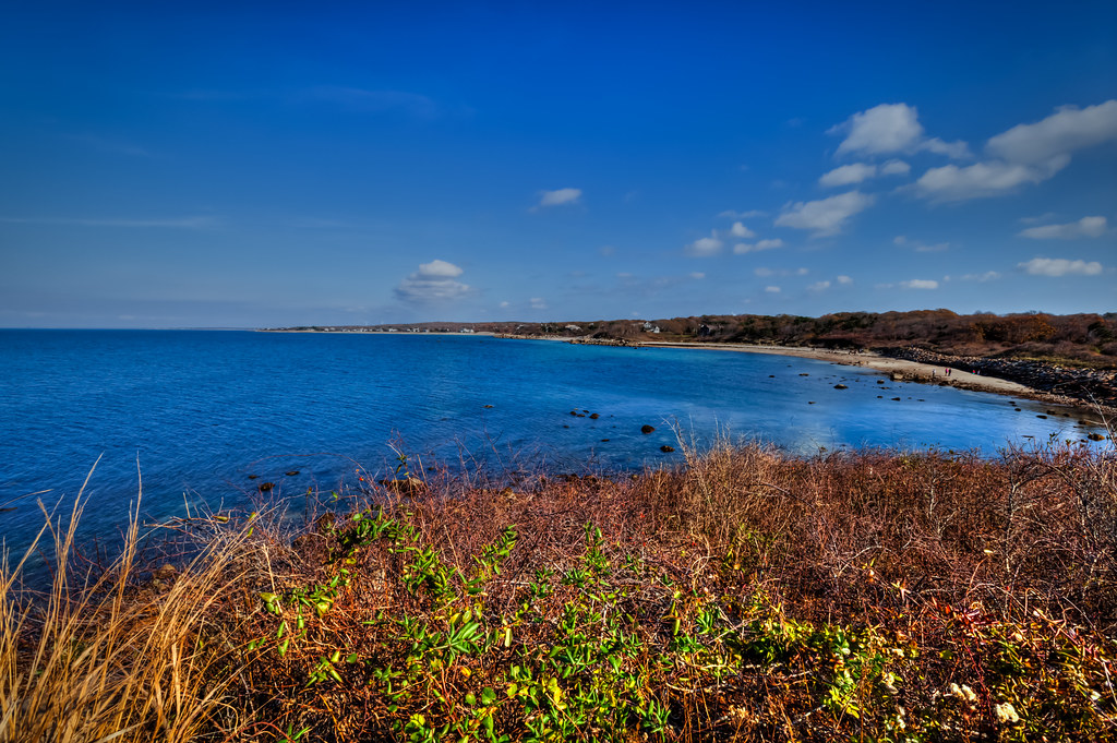 View of Crescent Beach and Buzzard's Bay from atop The Kno… Flickr