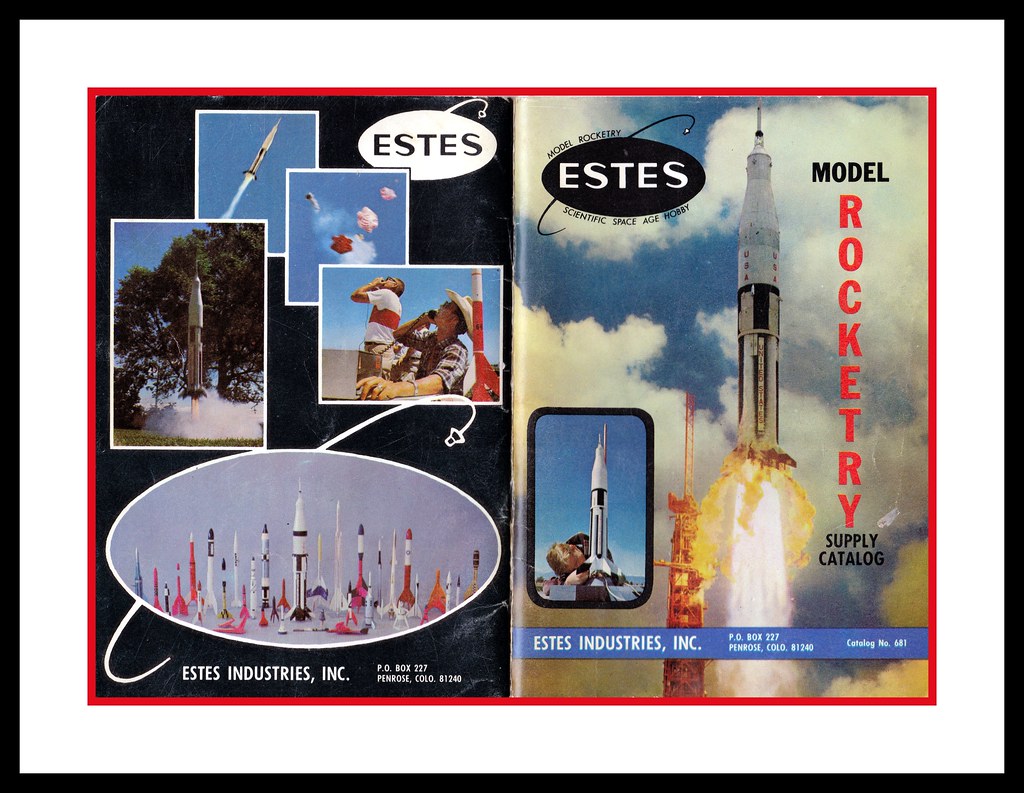 Estes Model Rocketry Catalog, 1968 Front and Back Covers Flickr