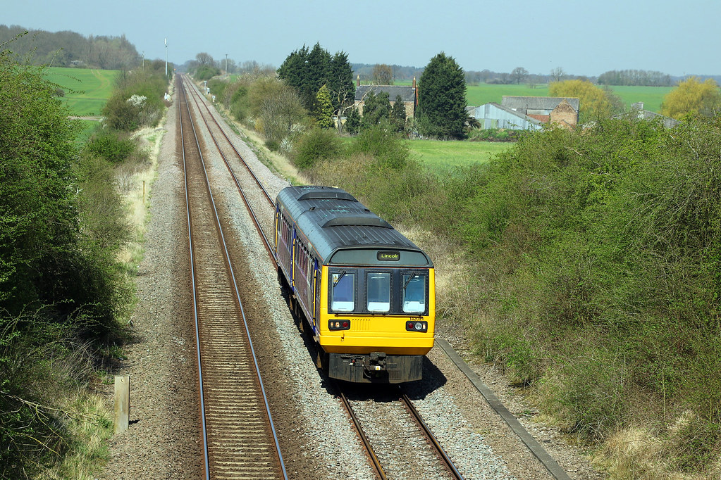 Northern Rail 142021 Willingham Road bridge, Gate Burton, … Richard