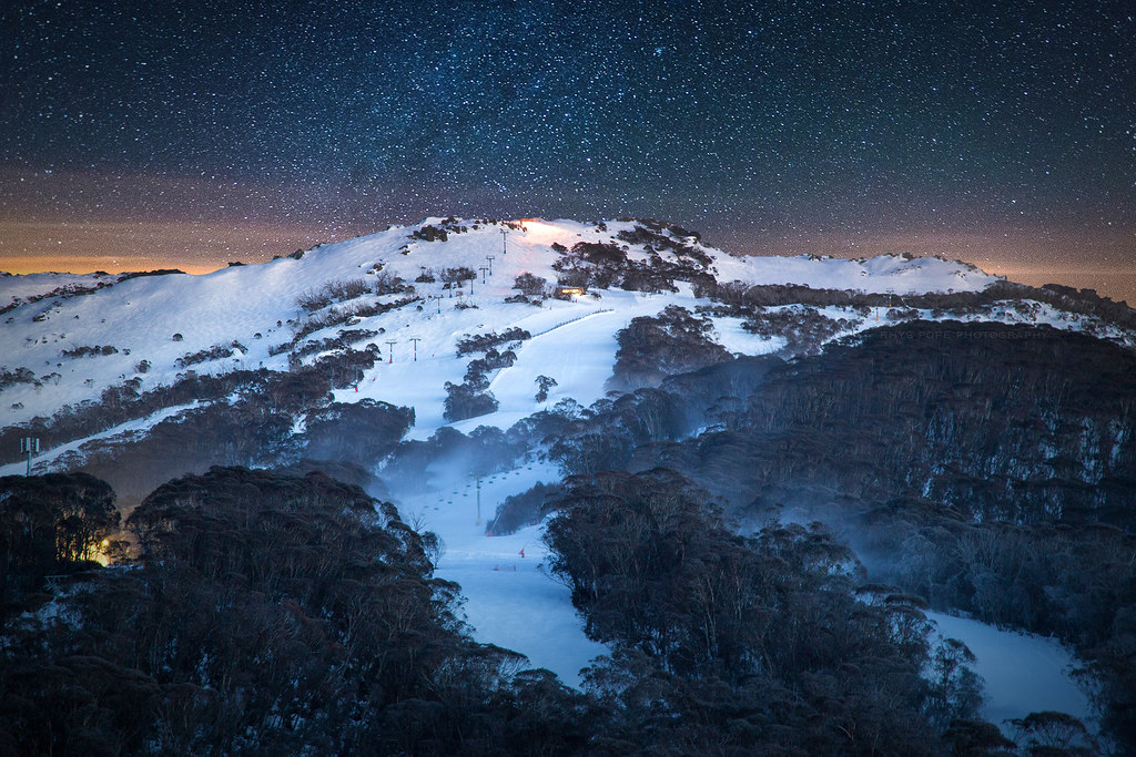 Night In Thredbo SNOWY MOUNTAINS AUSTRALIA Instagram… Flickr