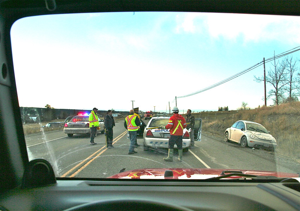 Windshield shot, Highway 97, Lac La Hache, BC. Dec 4, 2012… Flickr