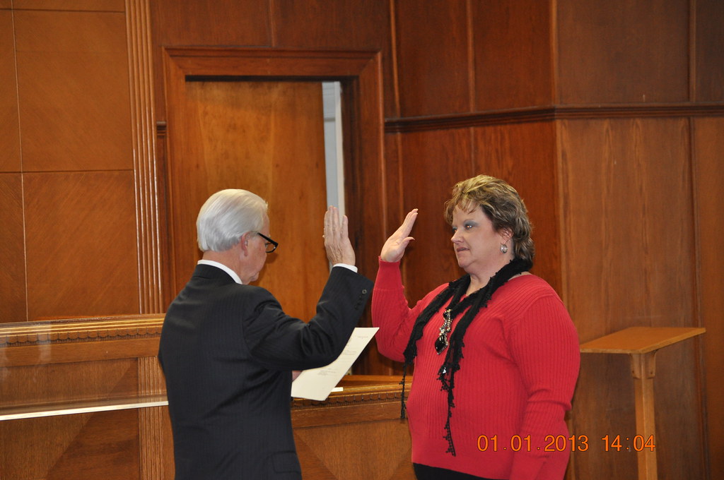 Judge Ramsay swearing in County Tax AssessorCollectorDaw… Flickr