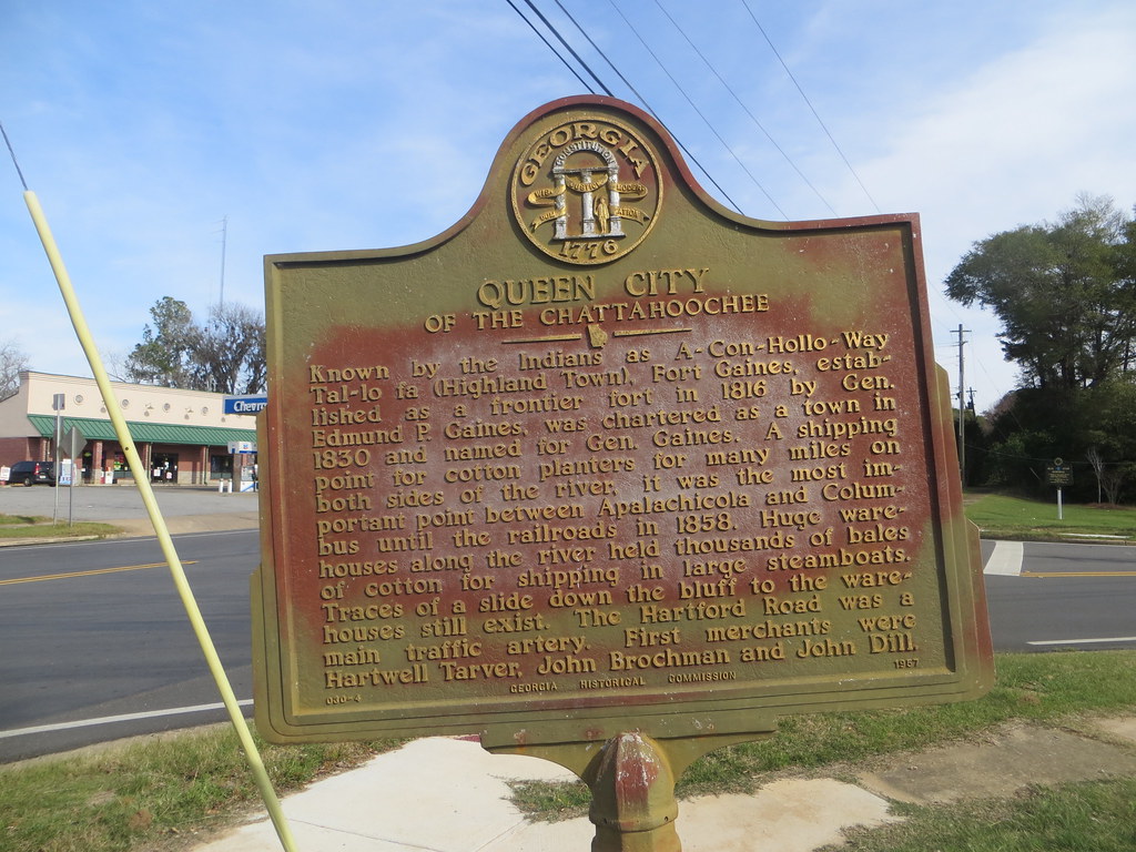 Queen City of the Chattahoochee Marker (GHC 0304) Fort Ga… Flickr
