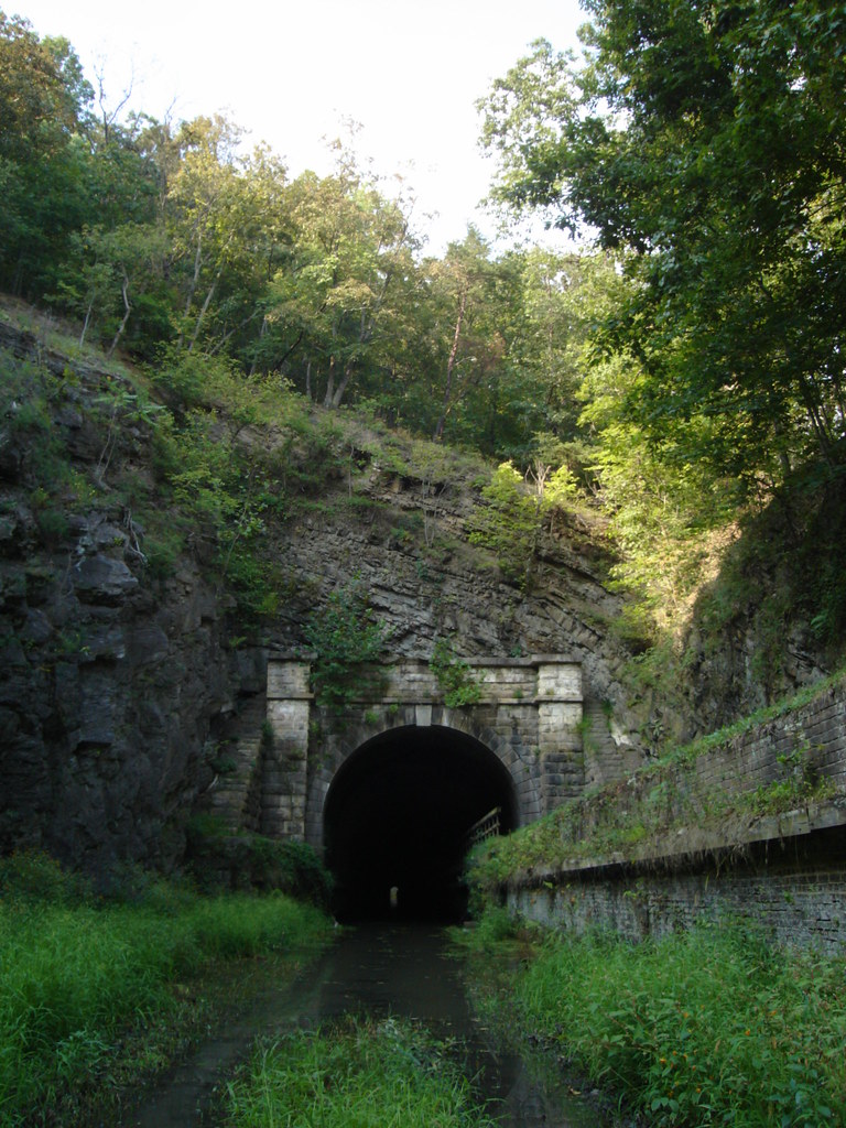 Paw Paw Tunnel Along the C&O Canal, west of Paw Paw, WV. The Pawpaw