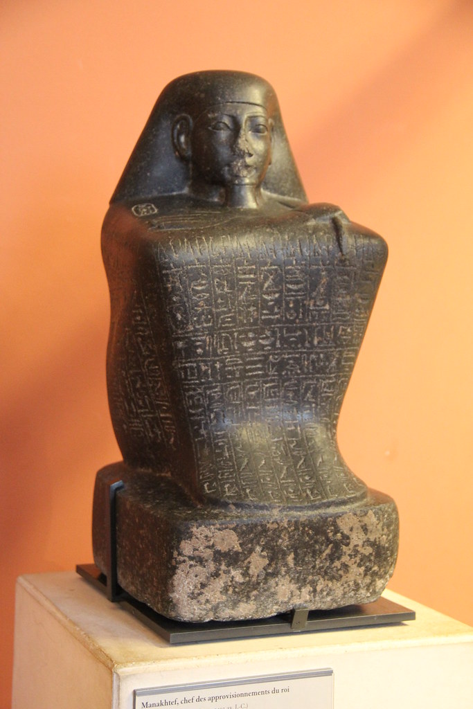 Ancient Egypt Stone Statue of Manakhtef, Chief Steward of … Flickr