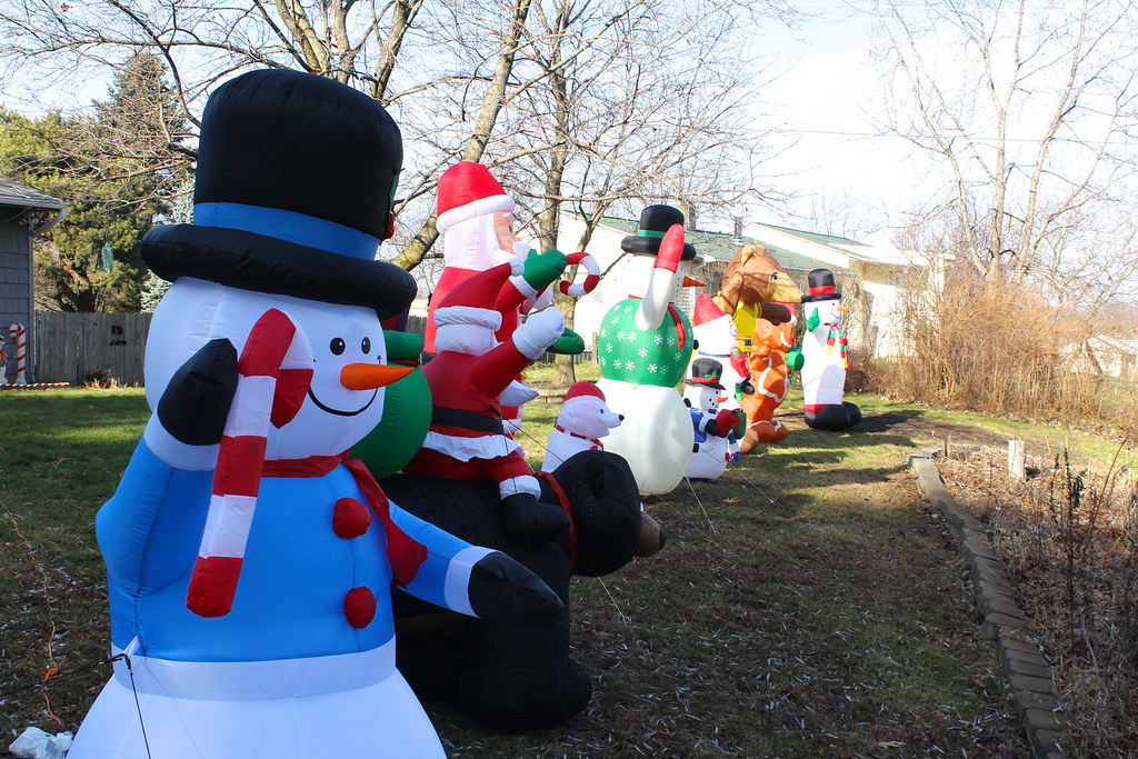 Christmas Blowups Chase Flickr