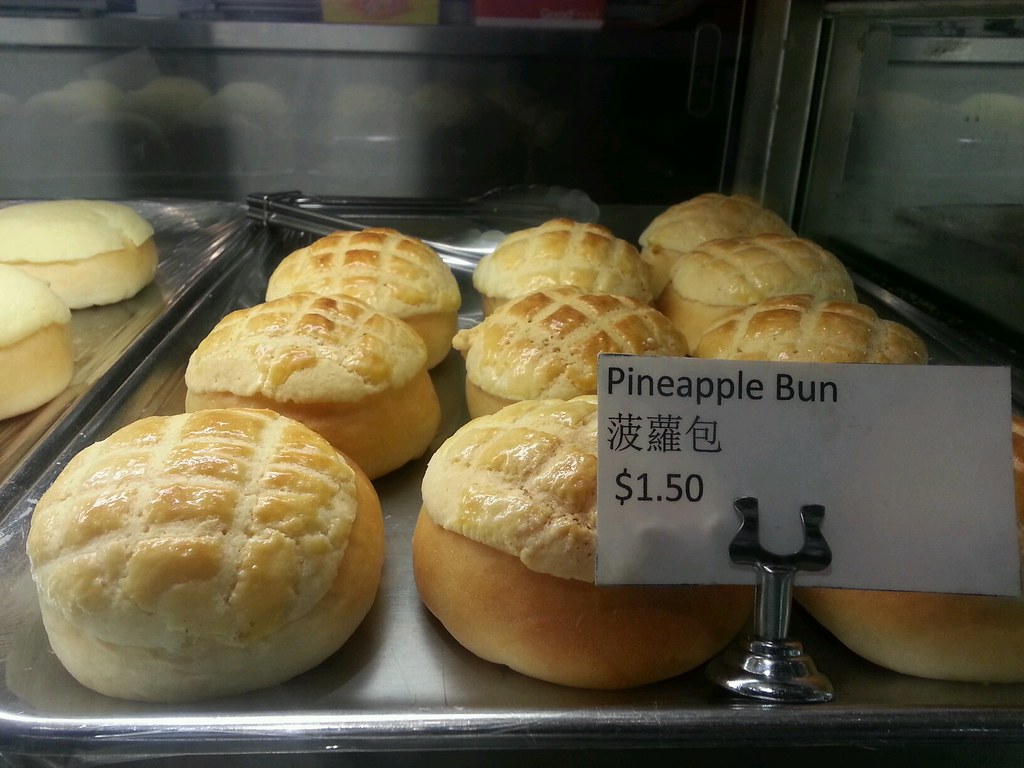 Pineapple bun AUD1.50 Dragon Boat, Chinatown Alpha Flickr