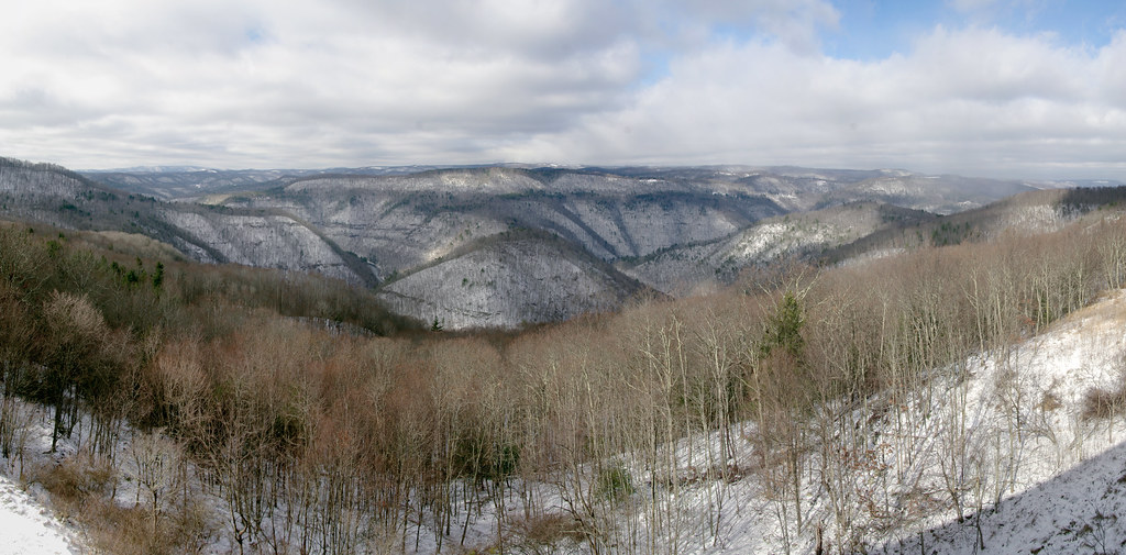 Elevation of Great Flat Top Mountain, West Virginia, USA Topographic